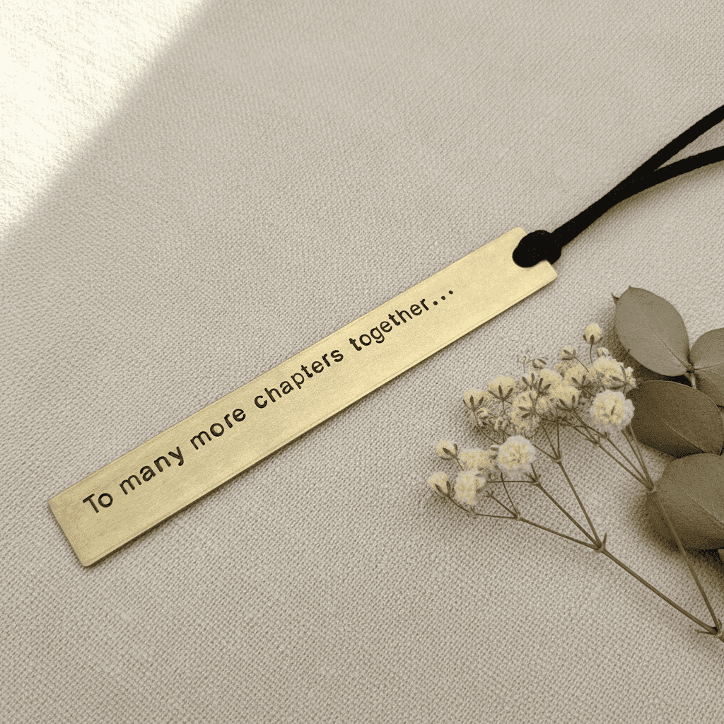 Brass BookmarkGolden Anniversary Gift