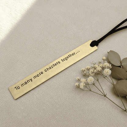 Brass BookmarkGolden Anniversary Gift