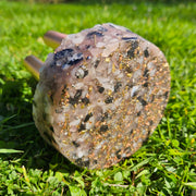 XL 6 Pipe Cloudbuster Rose Quartz Shungite Selenite Copper Orgonite