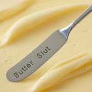 Butter Slut Hand Stamped Funny Butter Knife Funny Gift Anniversary Valentines Day Cheese Knife