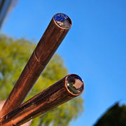 Copper Orgonite Wand Double Ended Sacred Cubit Gemstone Orgone Energy Stick