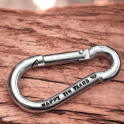 Happy Tin Years 10th Wedding Anniversary Keyring Keychain Gift Personalised