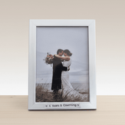 6 Years And Counting Photo Frame Picture Frame Boyfriend 6th Anniversary Gifts Silver Handmade