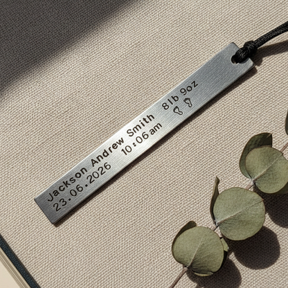 New Baby Gift Birth Announcement Bookmark For New Mum