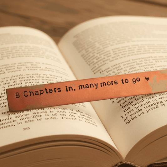 8th Anniversary Bookmark 8 Chapters In Bronze Gift