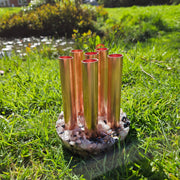XL 6 Pipe Cloudbuster Rose Quartz Shungite Selenite Copper Orgonite