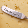 Cheese Whore Hand Stamped Funny Butter Knife Funny Gift Anniversary Valentines Day Cheese Knife