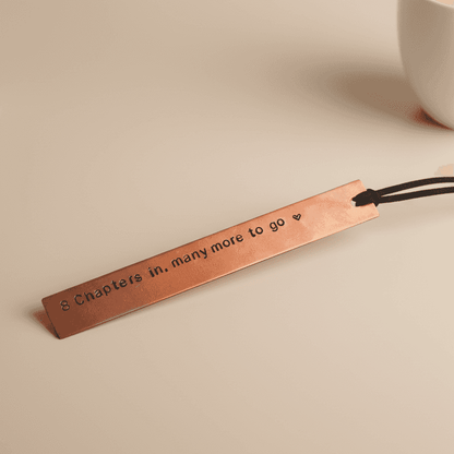 8th Anniversary Bookmark 8 Chapters In Bronze Gift