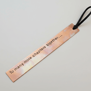 Bronze Bookmark To Many More Chapters Together Gift Anniversary