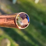 Copper Orgonite Wand Double Ended Sacred Cubit Gemstone Orgone Energy Stick