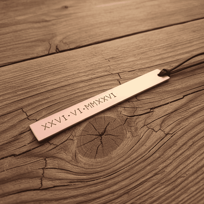 Copper BookmarkRoman Numerals Gift