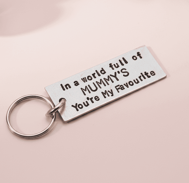 Mummy Keychain Mothers Day Gift Favourite Mum