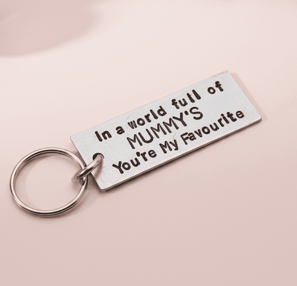 Mummy Keychain Mothers Day Gift Favourite Mum