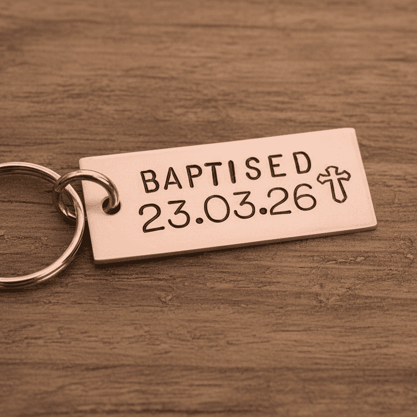 Baptism Keychain