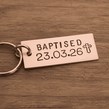 Baptism Keychain