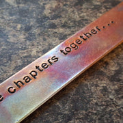 Bronze Bookmark To Many More Chapters Together Gift Anniversary