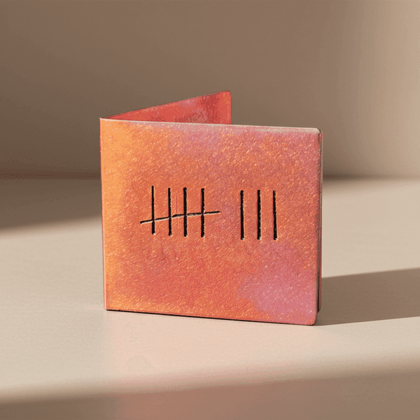 8th Anniversary Gift 8 Year Tally Bronze Anniversary Card