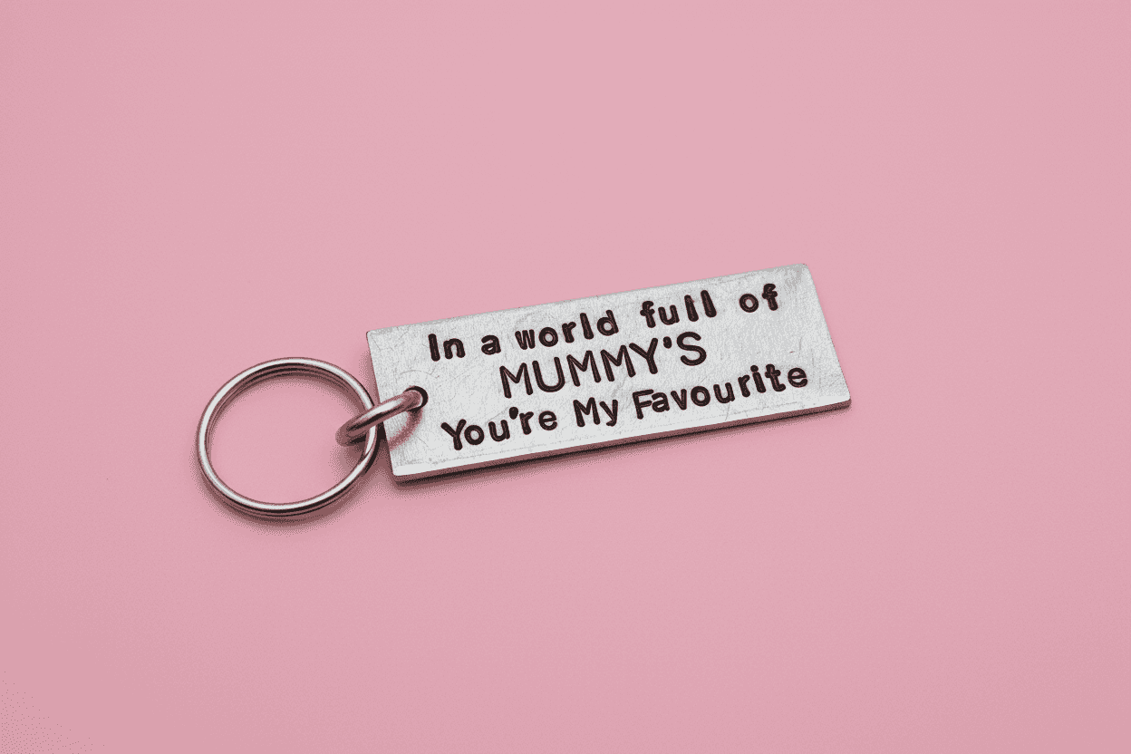 Mummy Keychain Mothers Day Gift Favourite Mum