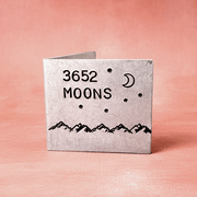 10th Anniversary 3652 Moons 10 Years Personalised Card