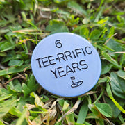 6 Years Golf Ball Marker 6th Iron Wedding Anniversary