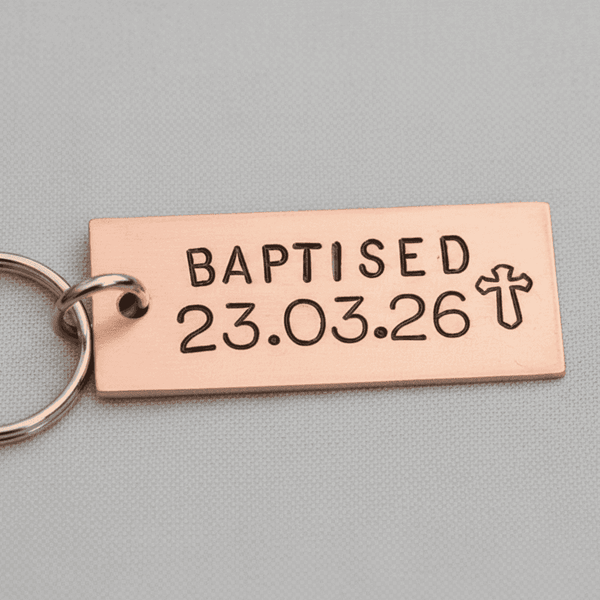 Baptism Keychain
