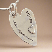 Happy Anniversary Keychain Love Personalised Keyring Husband Wife Boyfriend Girlfriend