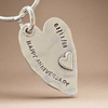 Happy Anniversary Keychain Love Personalised Keyring Husband Wife Boyfriend Girlfriend