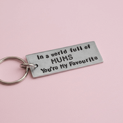 Mum Keychain Mothers Day Gift Favourite Mum