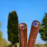 Copper Orgonite Wand Double Ended Sacred Cubit Gemstone Orgone Energy Stick