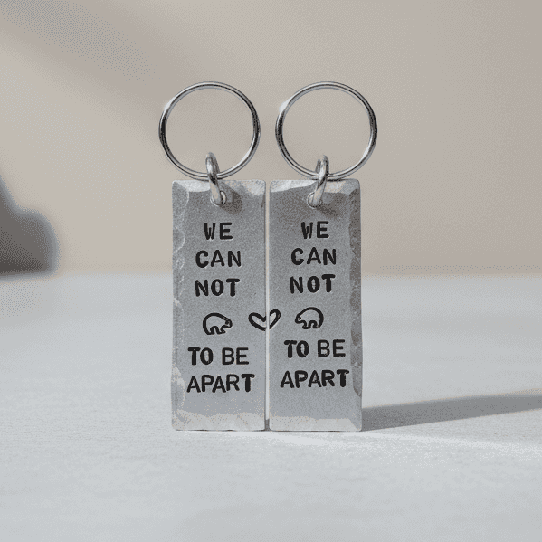 Couples Keychain