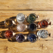 Choose Your Favourite Gemstone Driftwood Aquarium Marimo Moss Ball Centrepiece