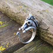 Adjustable size animal ring silver jewellery jewelry dog cat cute rings gifts for her