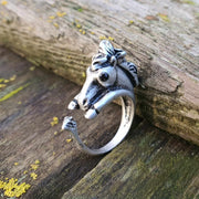 Adjustable size animal ring silver jewellery jewelry dog cat cute rings gifts for her