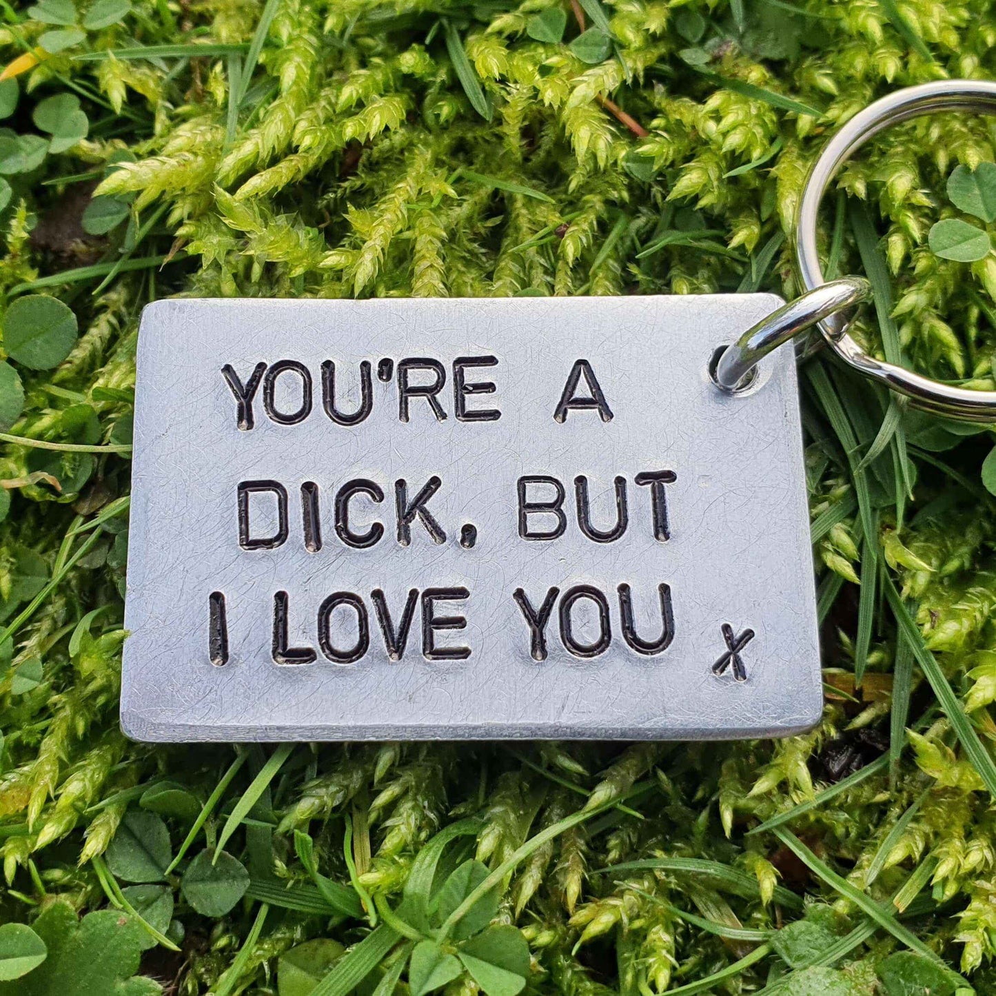You're a Dick But I Love You Funny Keychain KeyRing 