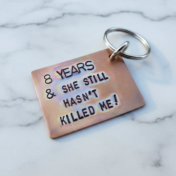 8th Wedding anniversary gift Bronze Anniversary Gifts