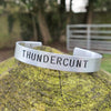 Silver Thundercunt Bangle Bracelet Offensive Jewellery