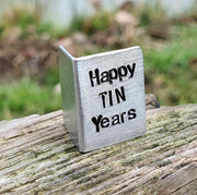 Happy Tin Years Tin Anniversary Gifts 10th Wedding anniversary