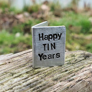 Happy Tin Years Tin Anniversary Gifts 10th Wedding anniversary