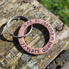 22 Years Down Forever To Go 22nd Copper Wedding Anniversary Gifts Personalised Keychain