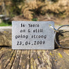 14 Years On And Still Going Strong 14th Wedding Anniversary Gifts Keyring Keychain