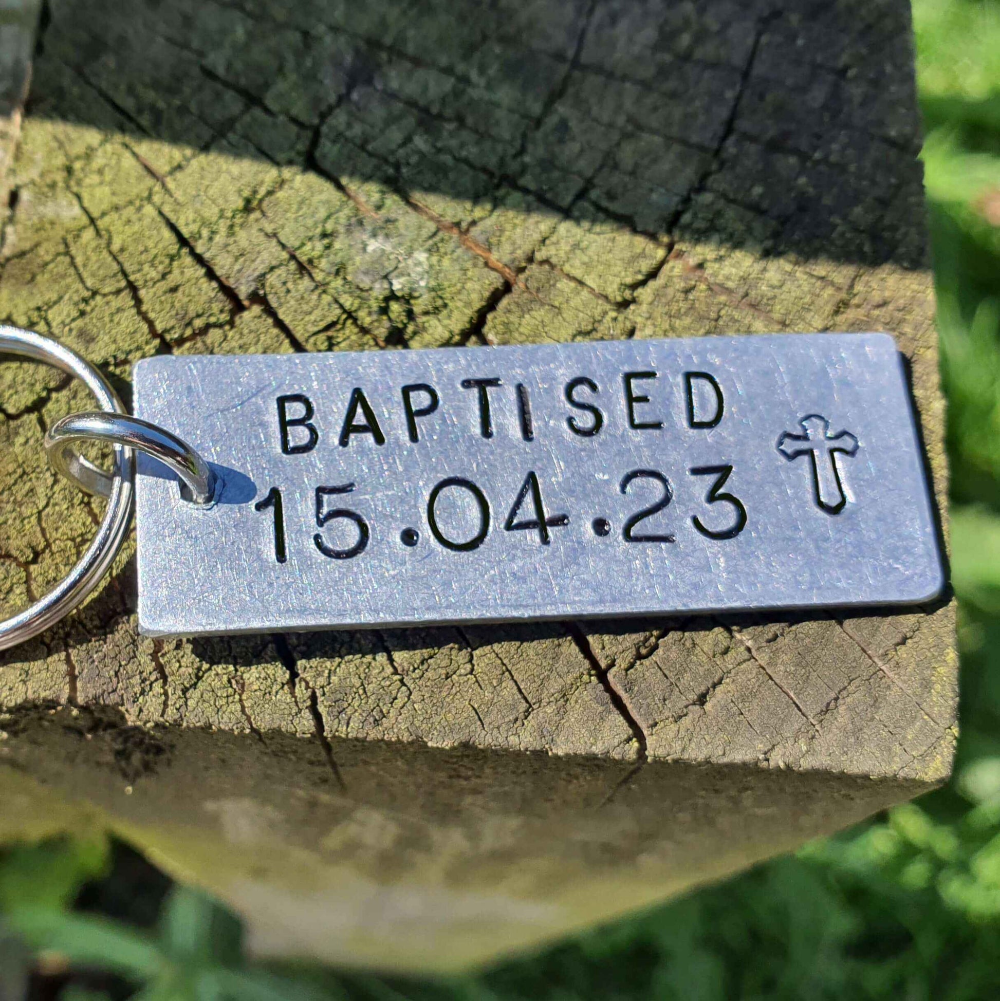 Baptism Keychain Keyring