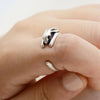 Siver Bunny Rabbit Ring Animal Jewellery Gifts For Her