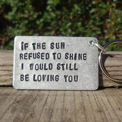If The Sun Refused To Shine Led Zeppelin Lyrics Keychain