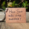 Hand Stamped Personalised Keychain Keyring Anniversary Gifts