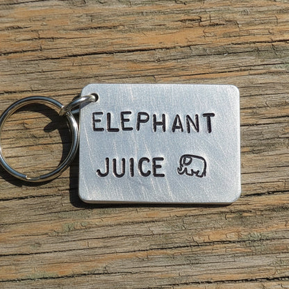 Elephant Juice Keyring I Love You Gifts Keychain