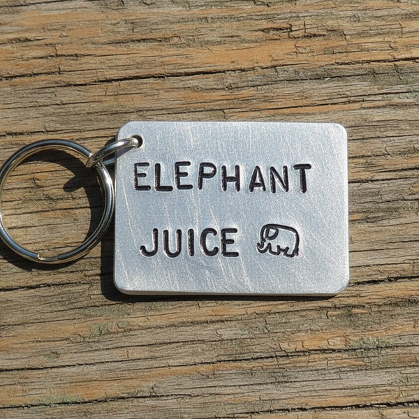 Elephant Juice Keyring I Love You Gifts Keychain