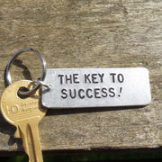 Hand Stamped Personalised Keychain Keyring Anniversary Gifts