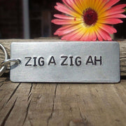 Hand Stamped Personalised Keychain Keyring Anniversary Gifts