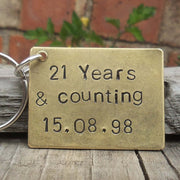21st Wedding Anniversary Gift Brass Anniversary Gift