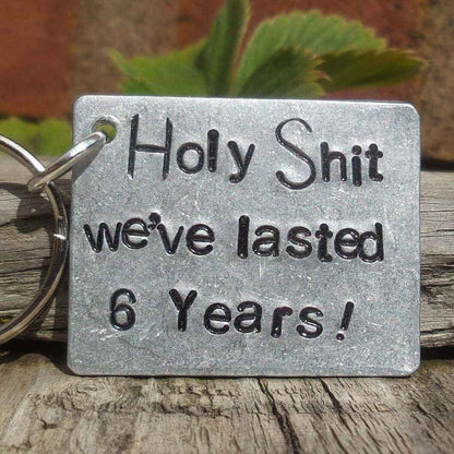 Hand Stamped Gifts 6th Iron Anniversary Gifts For Him Her 6 Years6th Anniversary Gifts